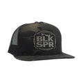 Flat Brim Hat Black Multicam