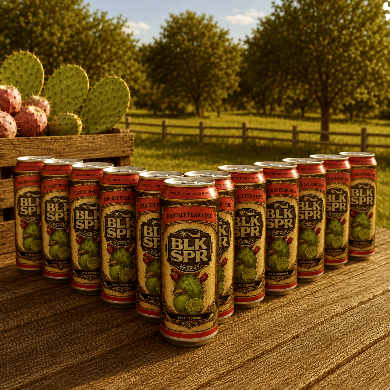 BLK SPR Energy - Prickly Pear Lime 12 Pack